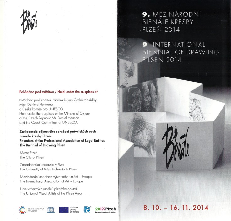 Pál Csaba /9th International Biennial of Drawing Pilsen, meghívó