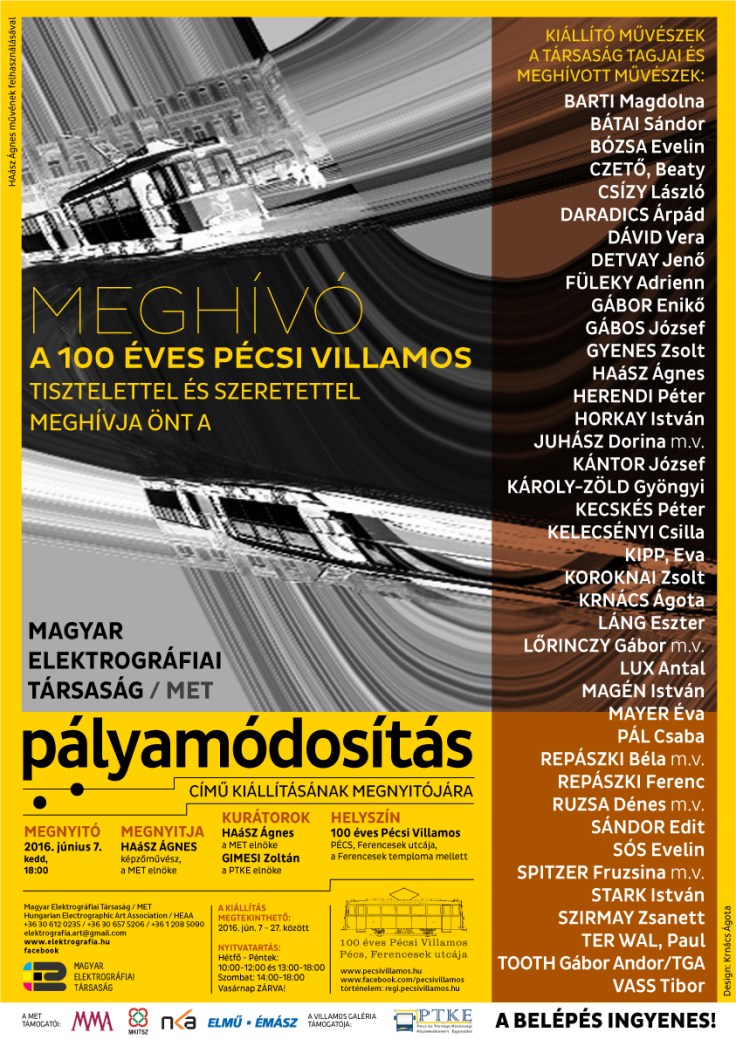 100Pecs-villamos_meghivo-plakat