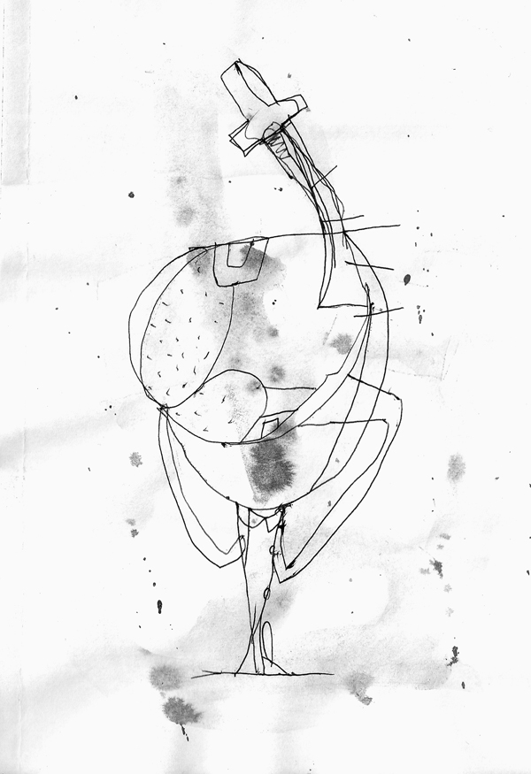 Csaba Pál, drawing 04, A/5