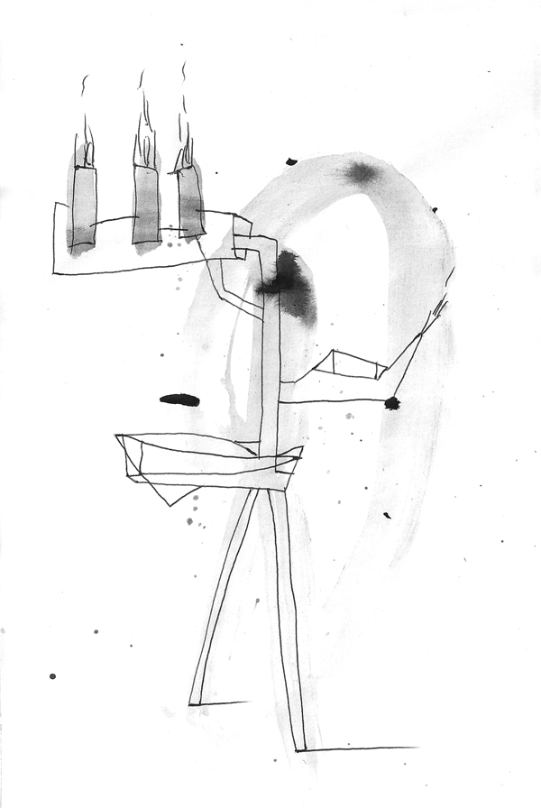 Csaba Pál, drawing 06, A/5