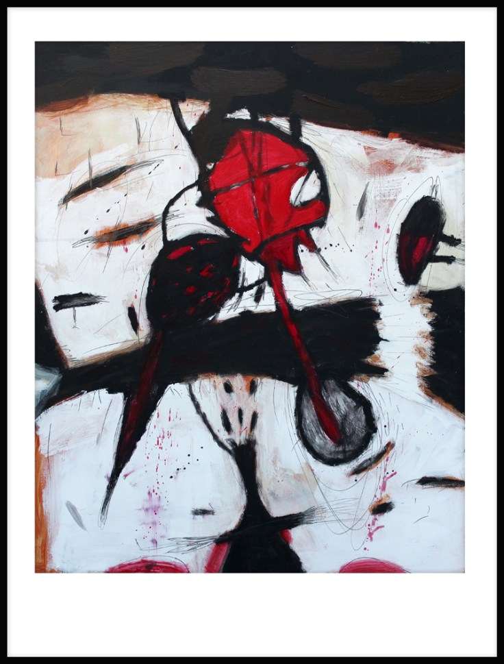 Csaba Pál, Puzzle_02, 120x100cm, mixed on board