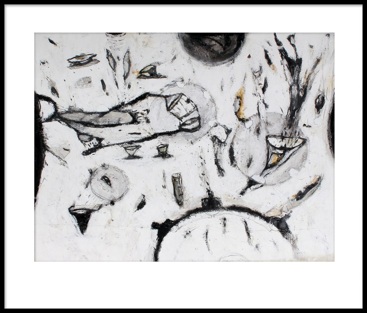 Pál Csaba, Indukció_02, 120x140 cm, vegyes papír