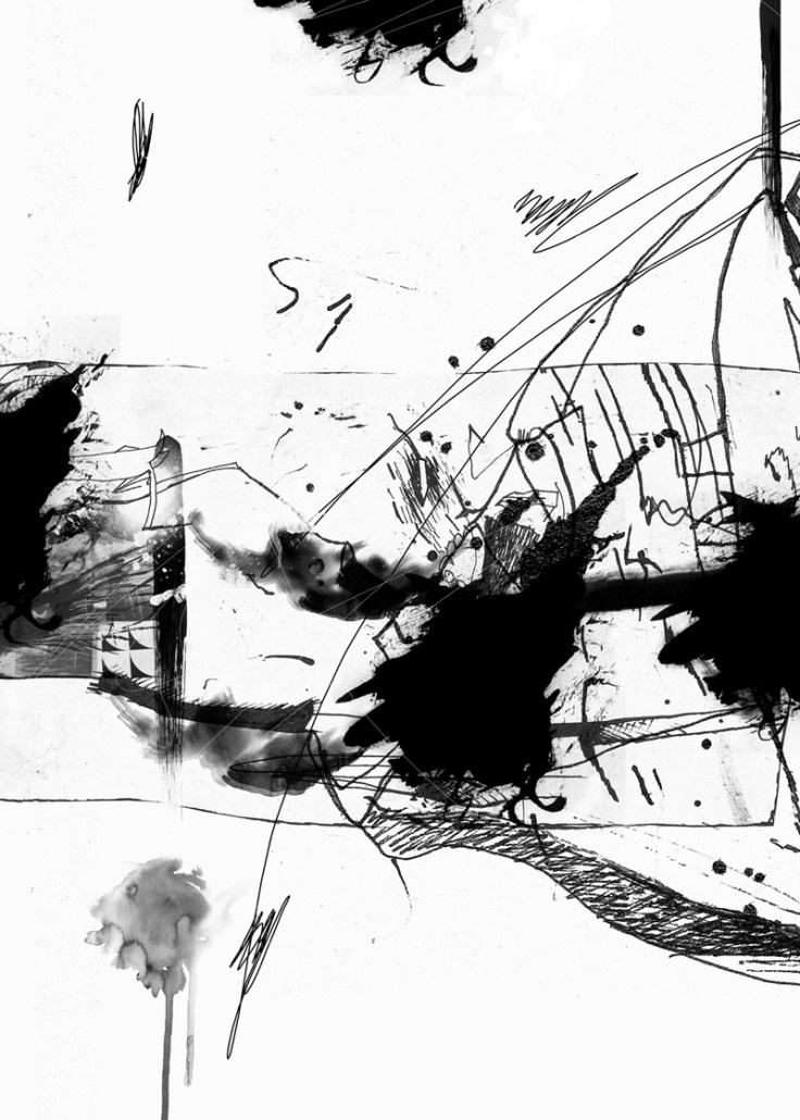 Pál Csaba, Belső napló 01, 70x50 cm, síkfilm, grafika