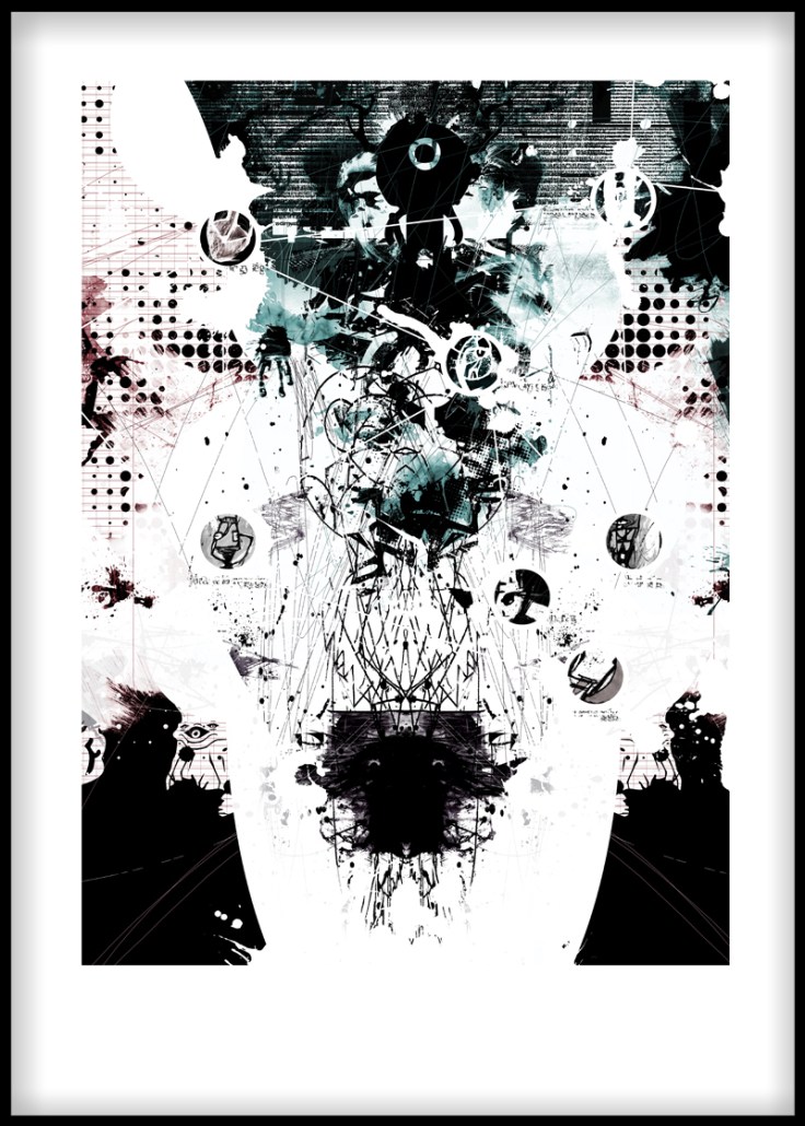 Pál Csaba, Hét főbűn, 70x50 cm, digitális nyomat