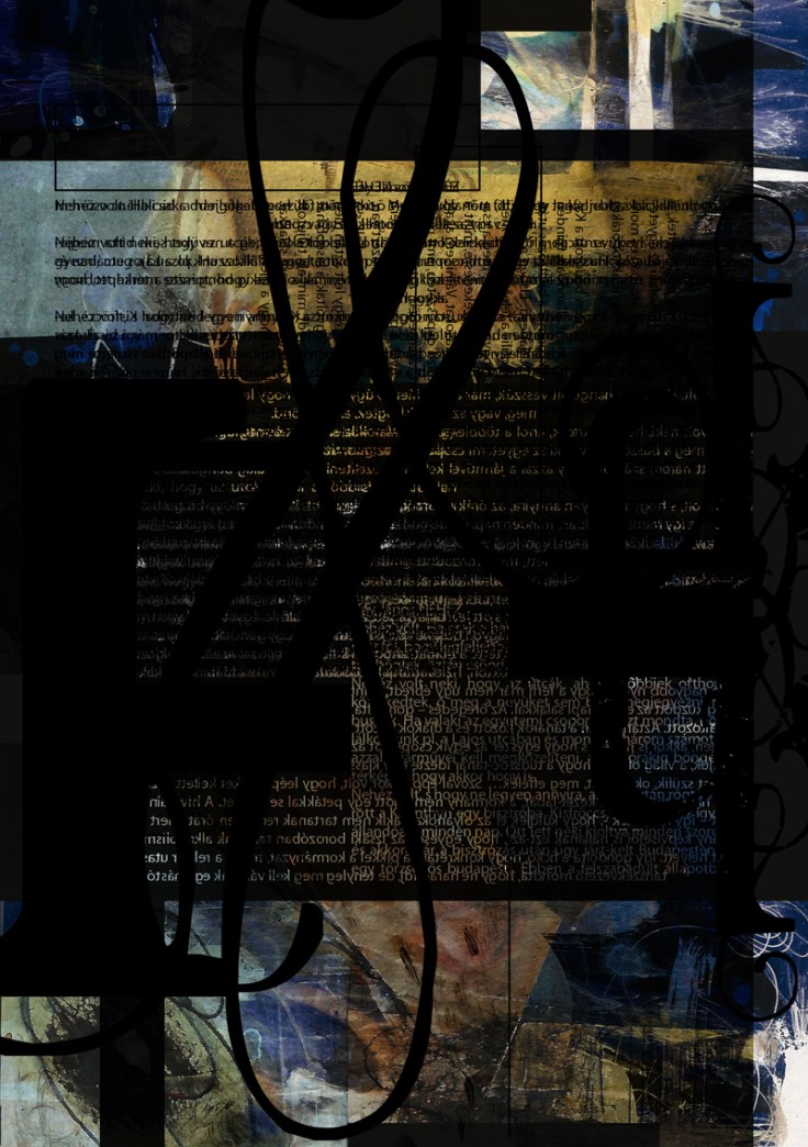 Csaba Pál, Your poem 03, visual poetry, digital print,  30x21 cm/