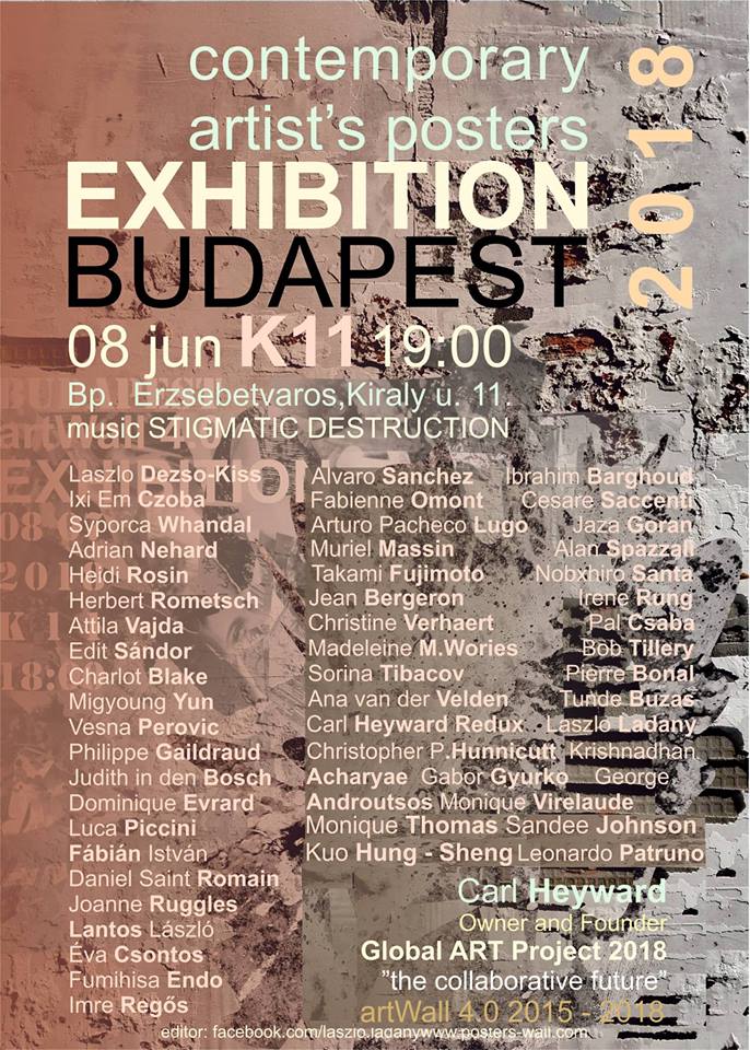 Pál Csaba, Artwall, Exhibition Budapest