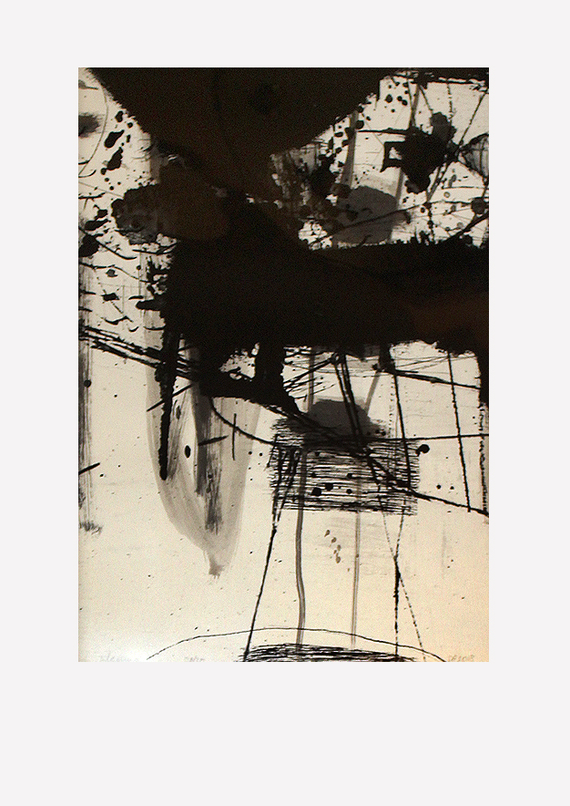 Pál Csaba, Dilemma, vegyes technika, síkfilm, papír, 70x50 cm Pál Csaba, Dilemma, vegyes technika, síkfilm, papír, 70x50 cm