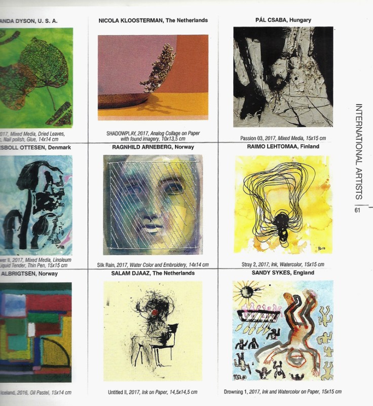 Csaba Pál, 8th Lessedra International, Painting & Mixed Media Competition, Passion, mixed on paper