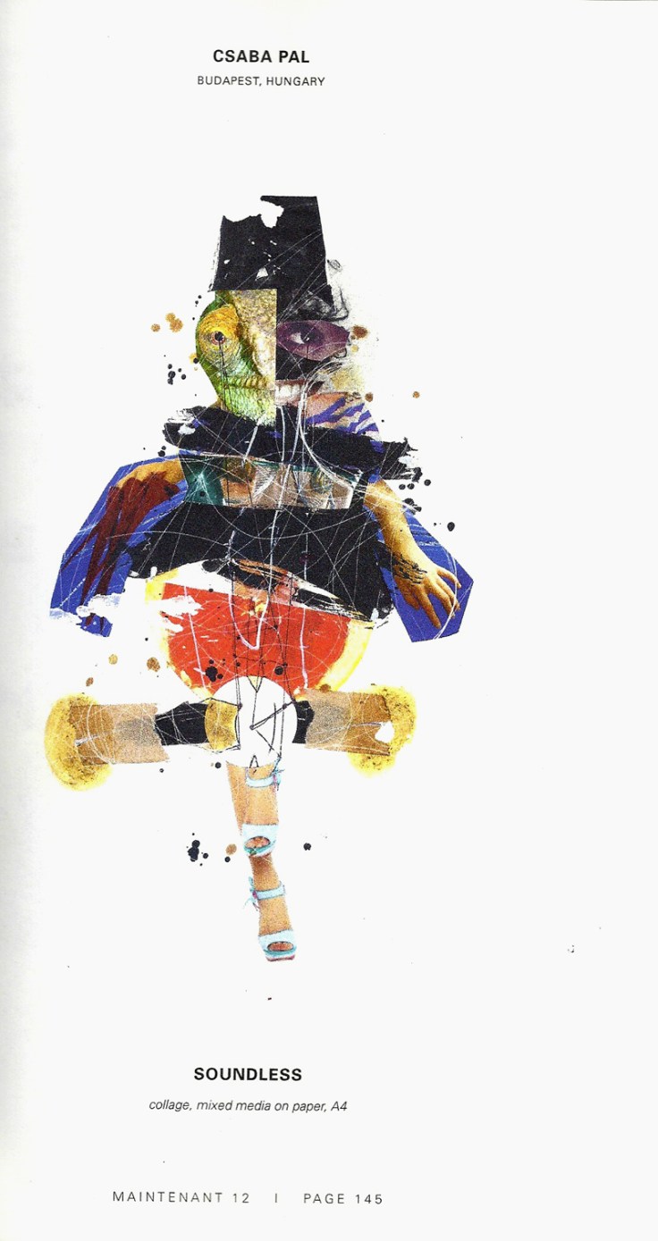 csaba_pal_maintenant_12, Soundless collage, mail art, catalog