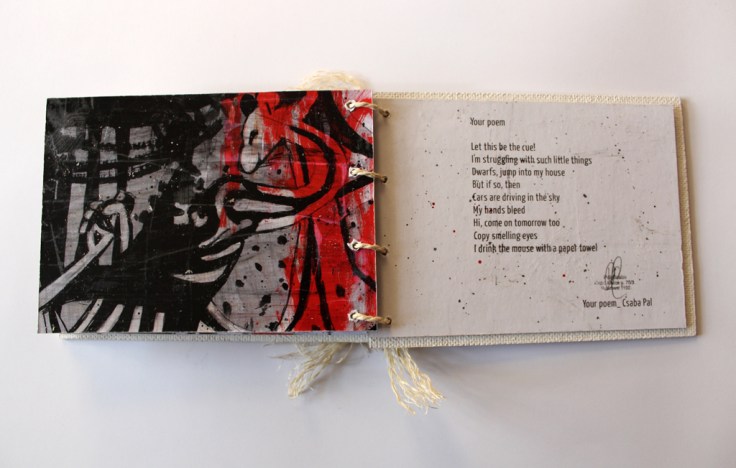 Csaba Pál, Your poem, artistbook