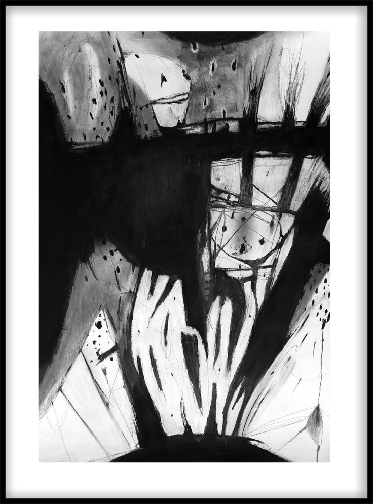 Pál Csaba, Folyamatos jelen, vegyes, 70x50 cm 2019