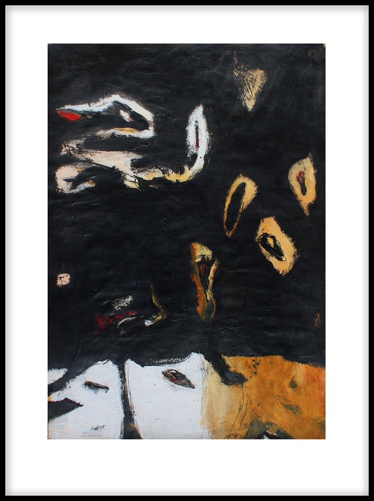 Csaba Pál, Slow 03, 100x70 cm mixed on paper