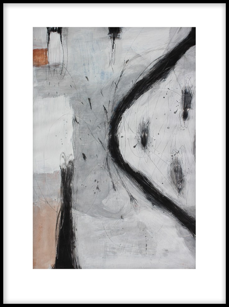 Pál Csaba, Soundless 04, 55x38 cm, vegyes, papír