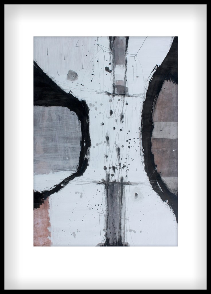 Pál Csaba, u.m.03, 55x38 cm, vegyes, papír