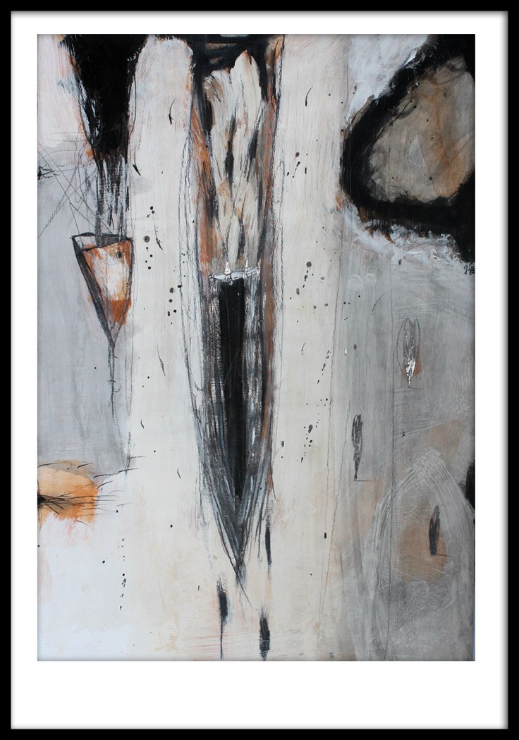 Pál Csaba, U.M.02, 70x50 cm, vegyes papír