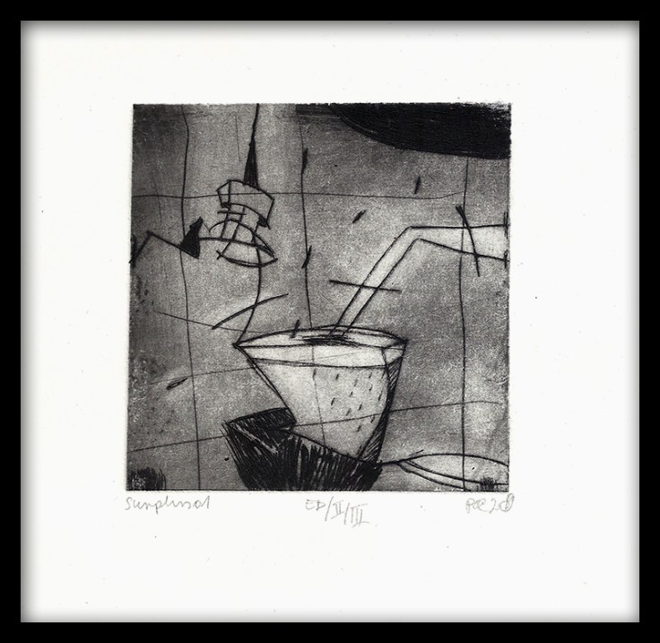 Surplus 01 drypoint 2019, Pál Csaba