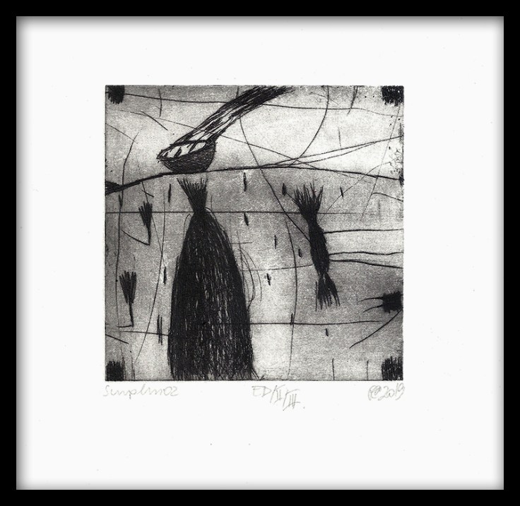 Pál Csaba, Surplus 02 drypoint 2019,