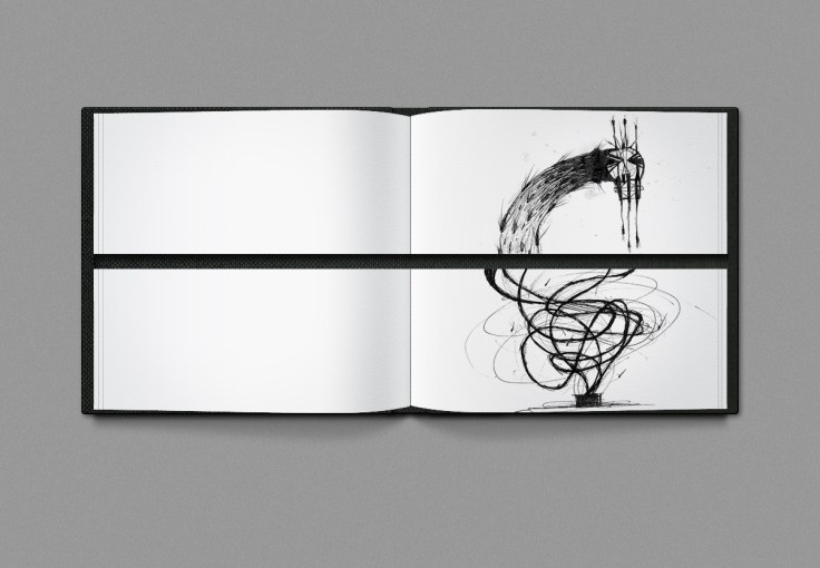 Pál Csaba, Temetés, Hamvasztás, (részlet) művészkönyv, 17 x 17 x 2 cm, (80 oldal) 2020