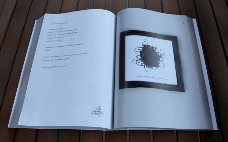 Pál Csaba, Artists’ Books for Everything, catalog Pál Csaba, Artists’ Books for Everything, catalog