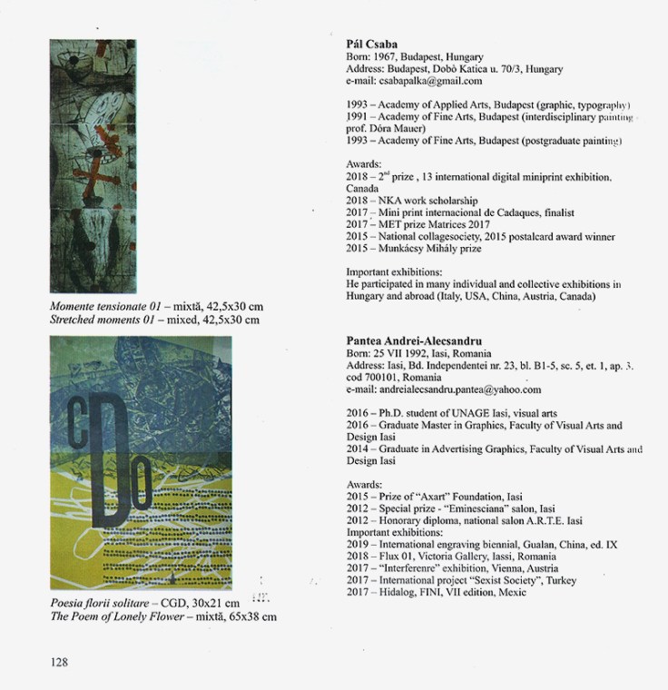 Pál Csaba, The "Iosif Iser" International Contemporary Engraving Biennial