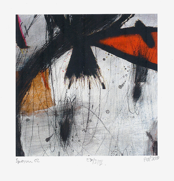 Csaba Pál, Spasm 02, 10x10 cm, digital print, 2020