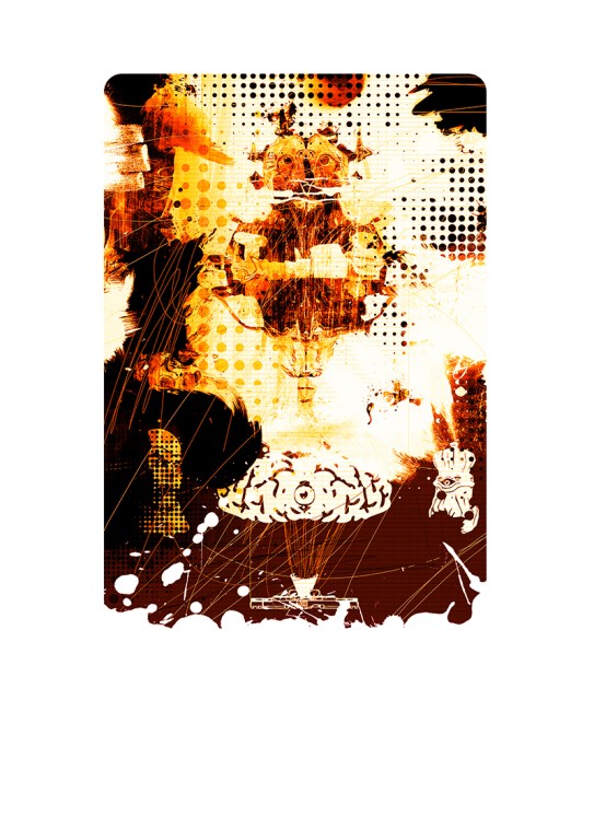 Csaba Pál, Remix 02, Digital print, A/4