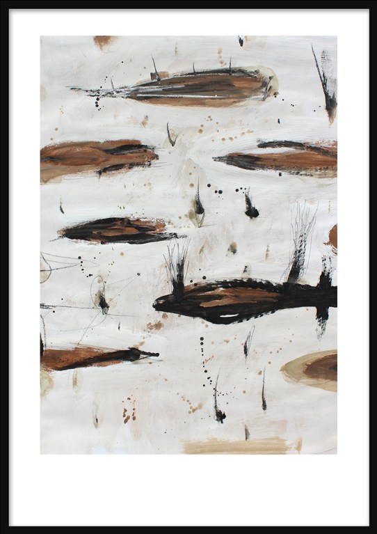 Fluctuation 03, mixed on paper, 56x39 cm